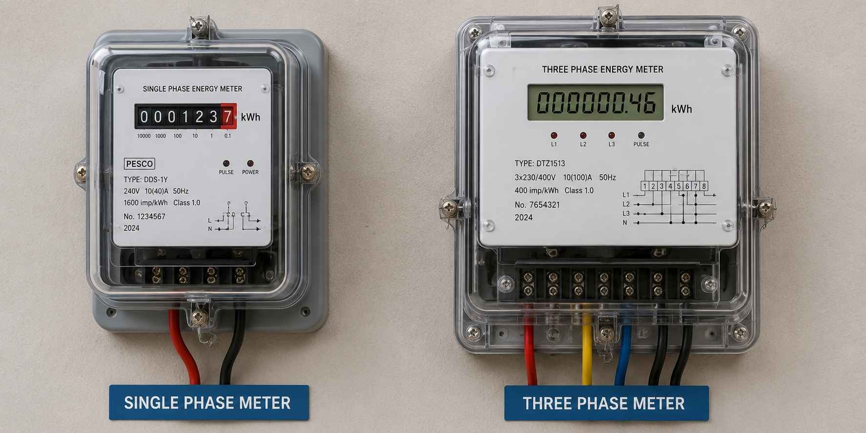 Types of IESCO electricity connections